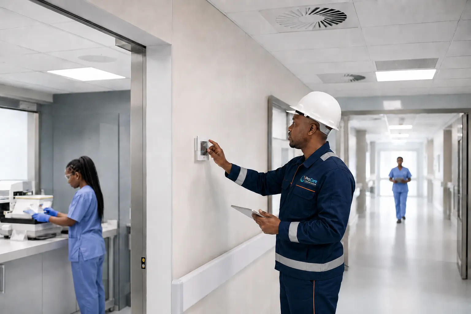 Hospital climate-control check representative project